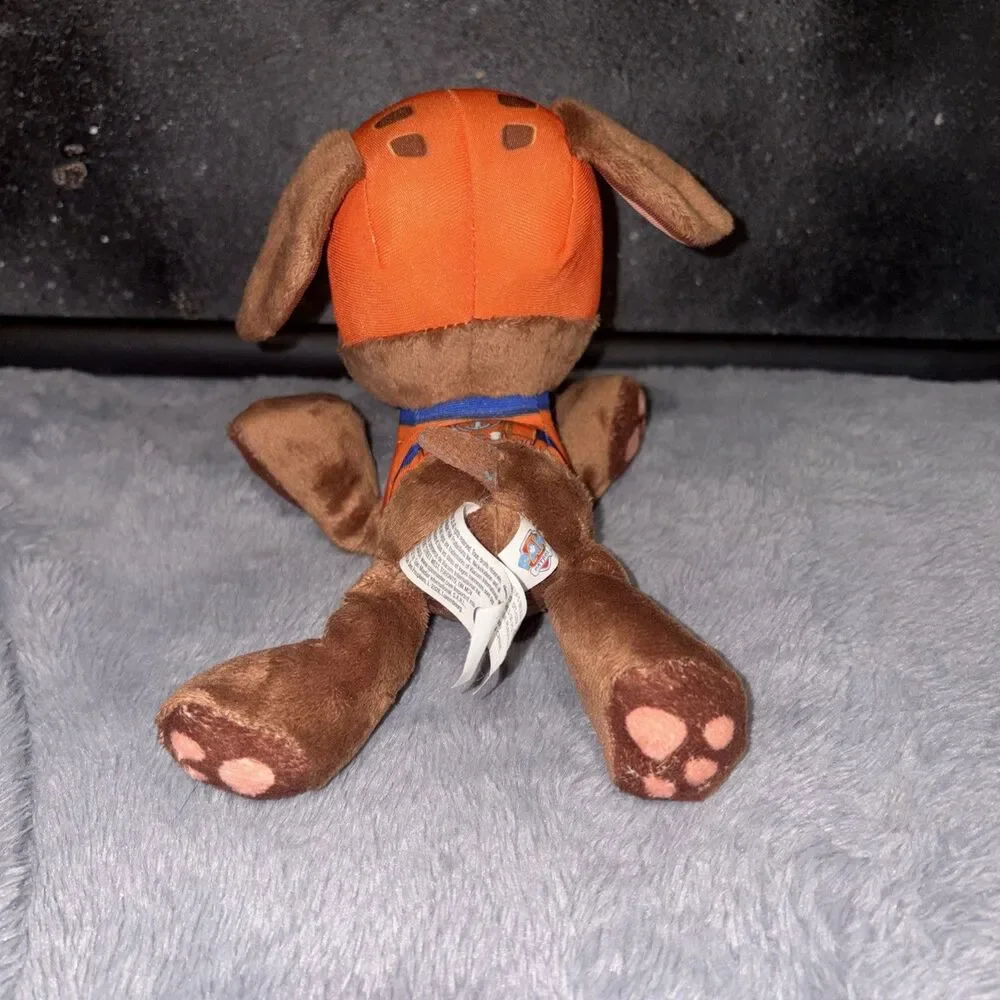 Paw Patrol The Movie 8” ZUMA Plush Stuffed Animal Toy Brown Orange